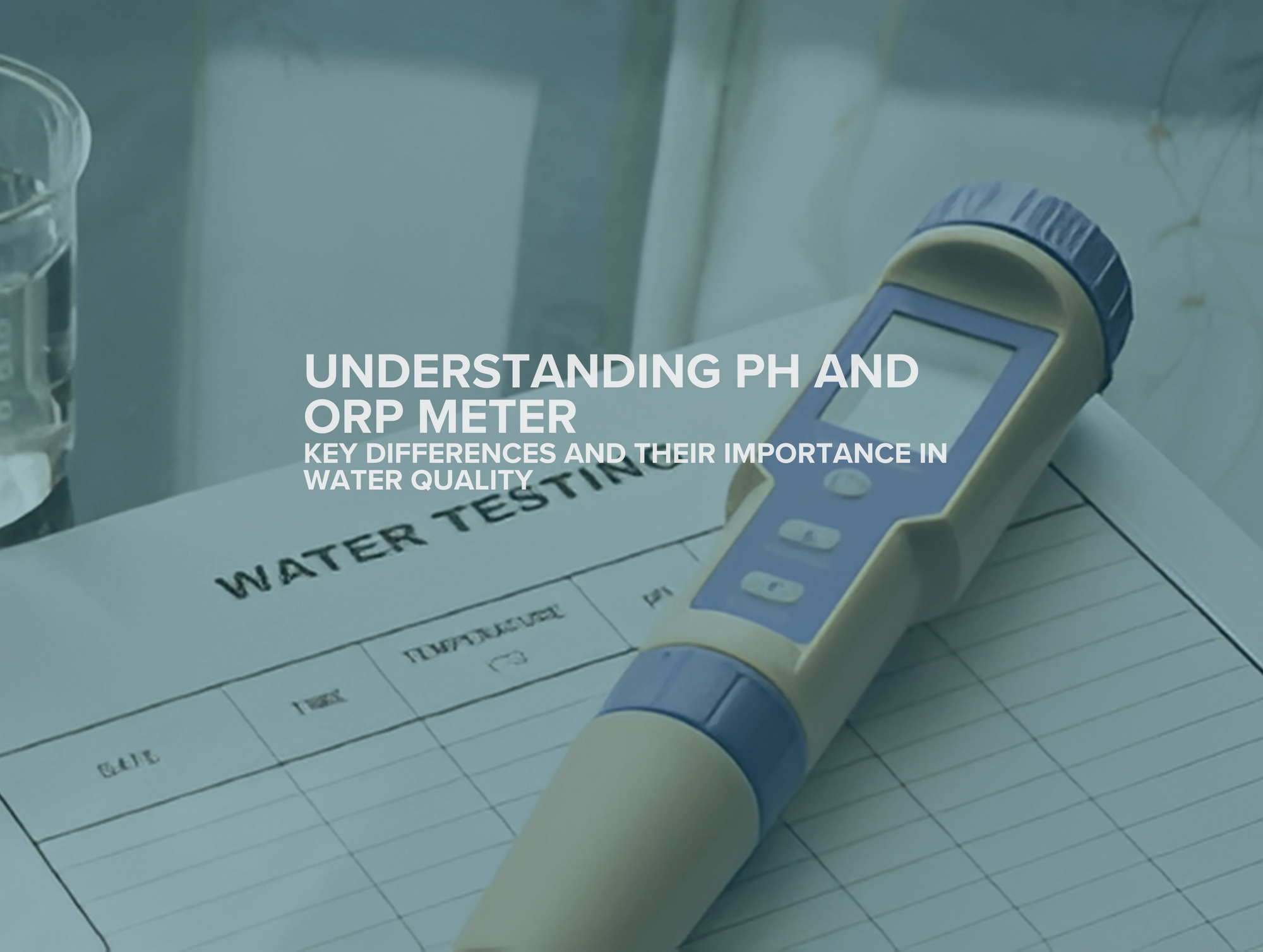 Understanding pH and ORP Meters: Key Differences and Their Importance in Water Quality