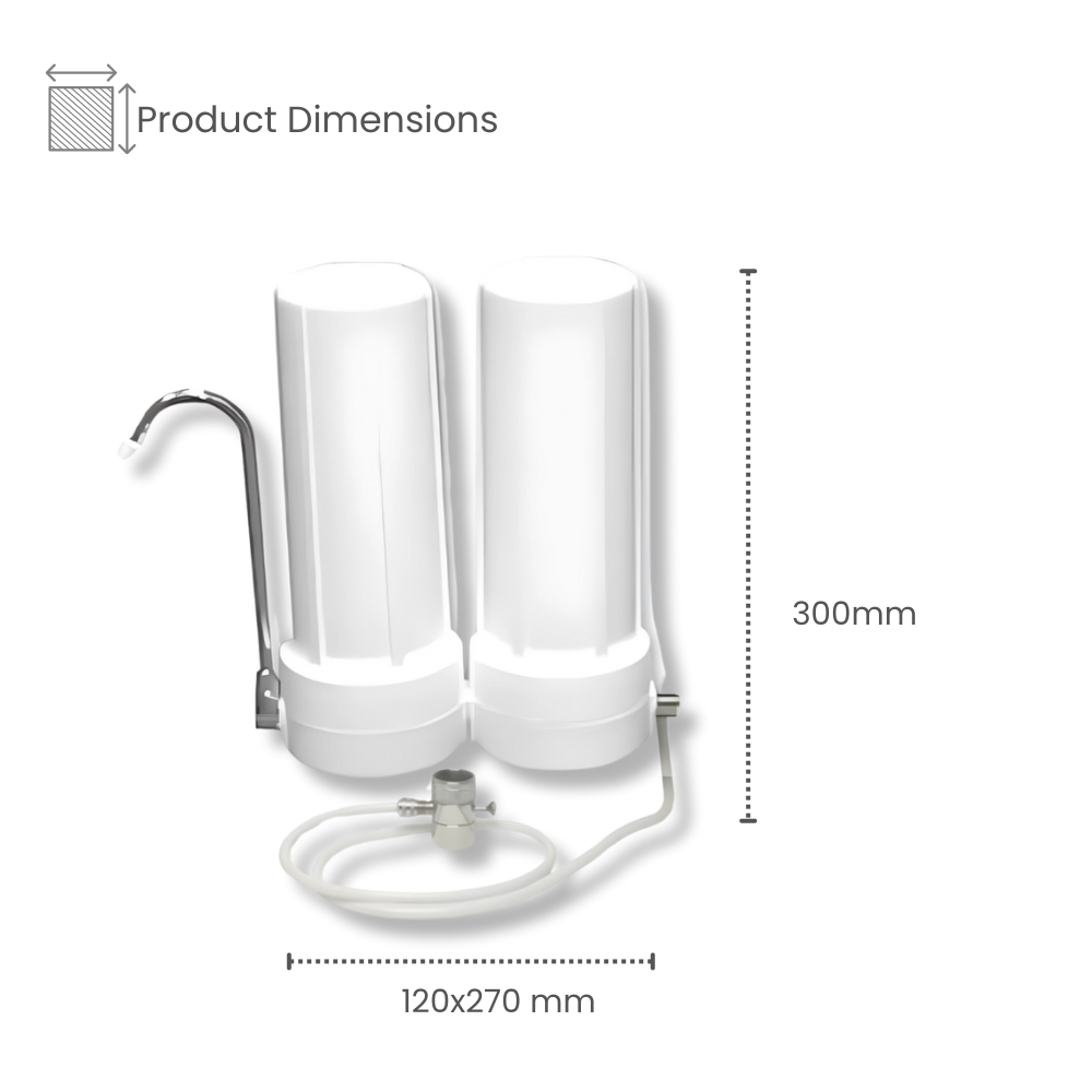 Nitrate X - Benchtop Filter TWIN - Rural Supply