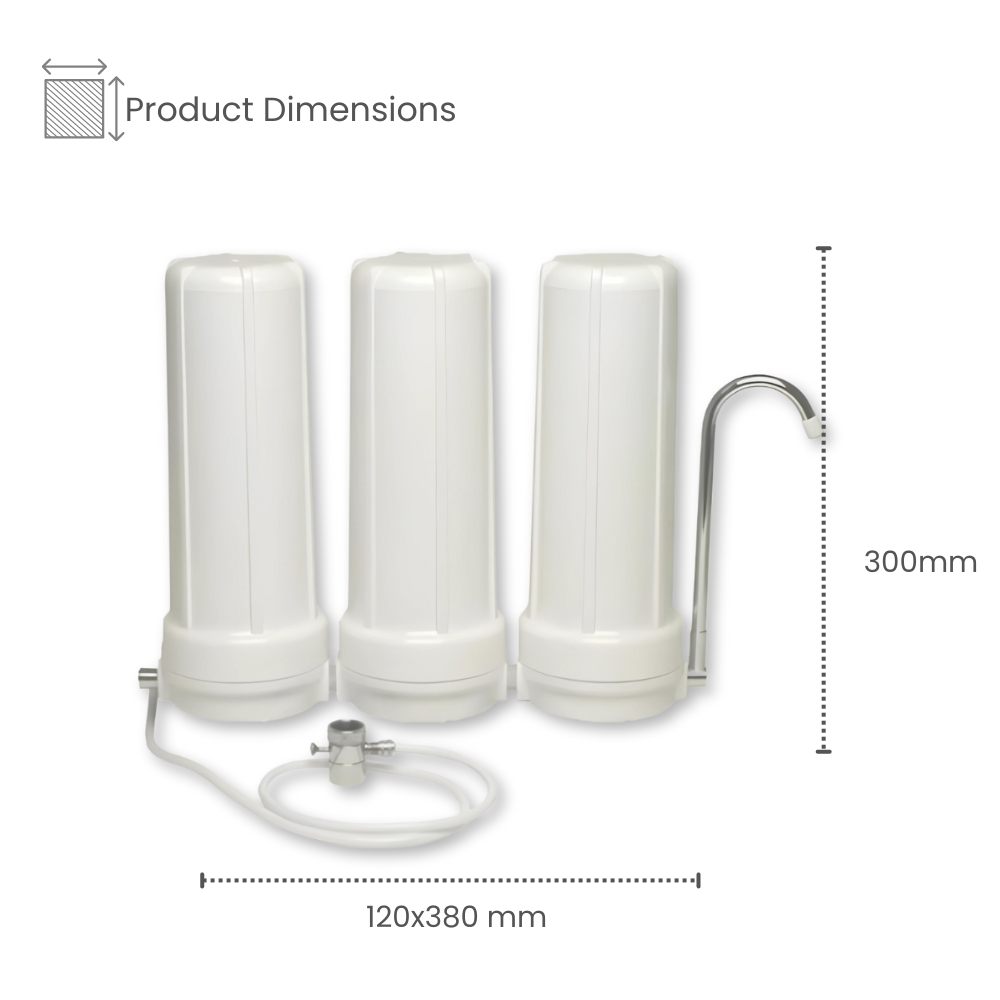 Alka Fluoride Benchtop Dimension