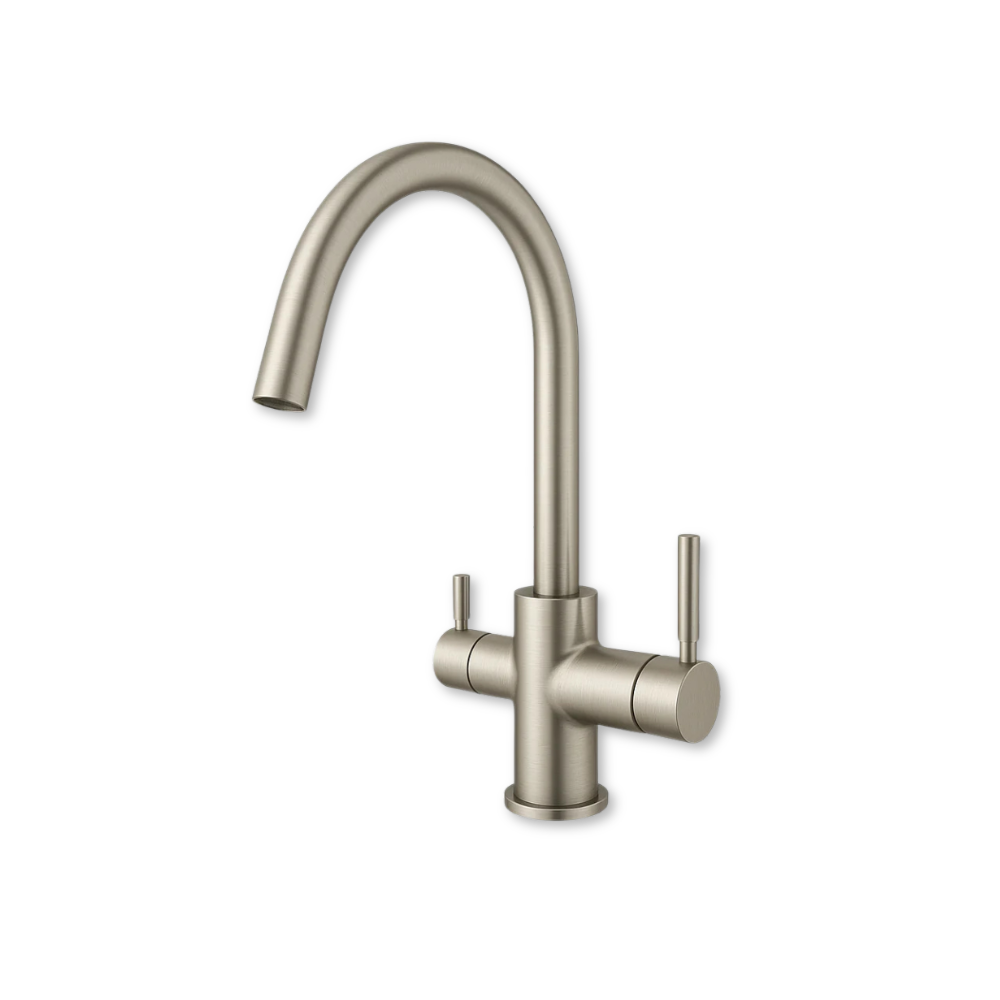 Integrated Tap Gooseneck - Brushed Nickle
